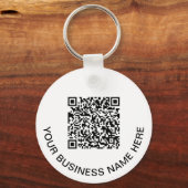 Moderne QR-code Promotie Sleutelhanger (Voorkant)