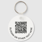 Moderne QR-code Promotie Sleutelhanger (Achterkant)