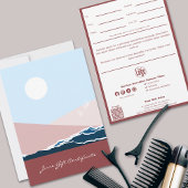 Moderne QR Code Services Notitie Juni Cadeaubon