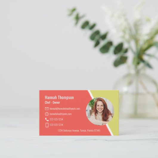 Moderne QR-code Social Media Contact Visitekaartje (Staand voorkant)