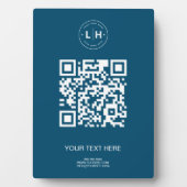 Moderne QR-code voor bedrijfspromotie Fotoplaat (voorkant)