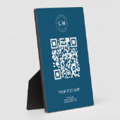 Moderne QR-code voor bedrijfspromotie Fotoplaat (Zijkant)