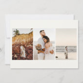 Moderne Quilt Christmas Tree Carte photo de vacanc (Dos)