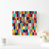 Moderne Quilt Wall klok (Huis)