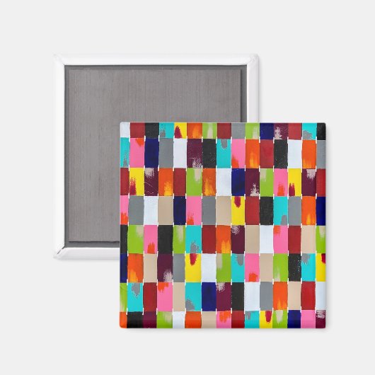 Moderne quiltmagneet magneet (Voorkant / Achterkant)