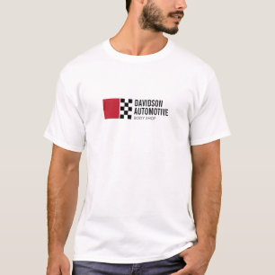 Moderne Racevlag Logo in Red II Automotive T-shirt