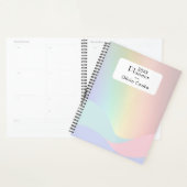Moderne Rainbow digitale planner met aangepaste na (Display)