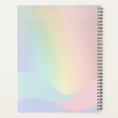 Moderne Rainbow digitale planner met aangepaste na (Achterkant)