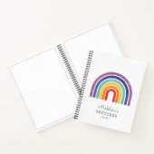 Moderne Rainbow Kinder Aangepaste illustraties Notitieboek (Binnen)