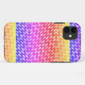 Moderne Rainbow Pattern iPhone Case (Achterkant (horizontaal))