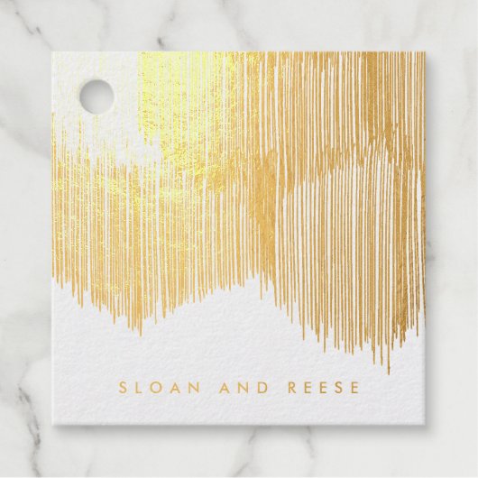 Moderne rand bedankjes labels (Voorkant)