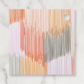 Moderne rand bedankjes labels (Achterkant)