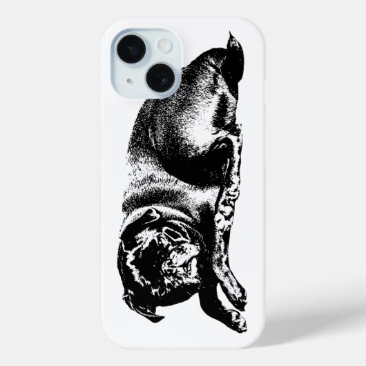 Moderne Rand, Schattige Bescherming Case-Mate iPhone Case (Achterkant)