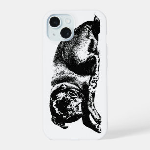 Moderne Rand, Schattige Bescherming iPhone 15 Hoesje