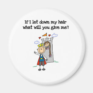 Moderne Rapunzel Magneet