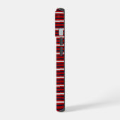 Moderne rayé avec monogramme (Côté gauche)