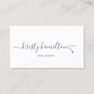 moderne realmakelaardivisie voor onroerend goed visitekaartje