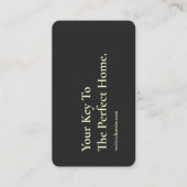 MODERNE REALTOR VAN DE ECHTE AGENTSCHAP VISITEKAARTJE (Voorkant)