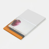 Moderne Red Apple Stack van Boeken Leraar Naam 4x6 Post-it® Notes (Schuin)