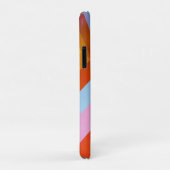 Moderne regenboog geometrische streep Case-Mate iPhone case (Achterkant/rechts)