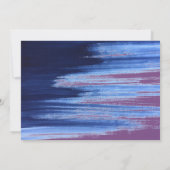 Moderne Regenboog Kerstboom Trendy Navyblauw Kaart (Achterkant)