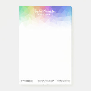 Moderne regenboog met kleurrijke regenboog - Post- Post-it® Notes