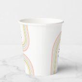 Moderne regenboog papieren bekers (Rechts)