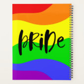 Moderne regenboog planner (Achterkant)