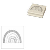 Moderne regenboog 	rubberstempel (Gestempeld)
