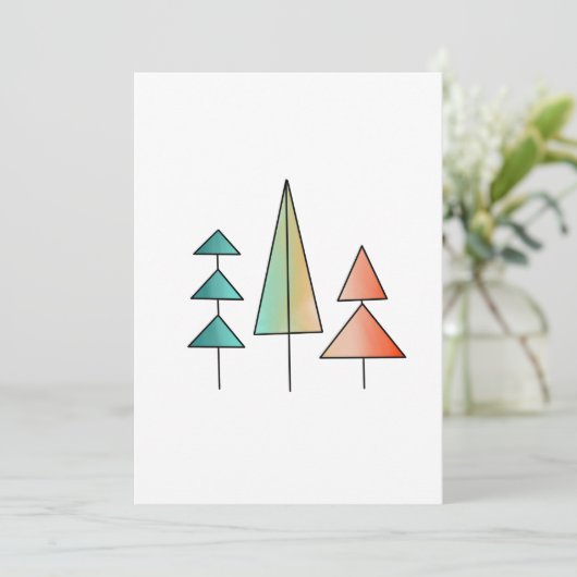 moderne regenboogbomen uit de middeleeuwse eeuw bl kaart (Staand voorkant)