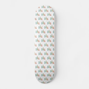moderne regenboogbomen uit de middeleeuwse eeuw bl skateboard
