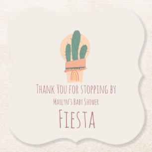 Moderne regenboogpartij in Plant Kartonnen Onderzetters