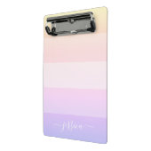 Moderne regenboogstrepen, script name klembord mini klembord (Angled2)