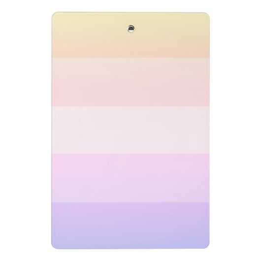 Moderne regenboogstrepen, script name klembord mini klembord (Achterkant)