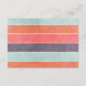 Moderne regenboogstripes Word Kaarten van advies (Achterkant)