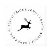 Moderne Reindeer rubberstempel Rubberstempel (Afrduk)