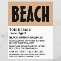 Moderne, reisagent Adverteren brochure