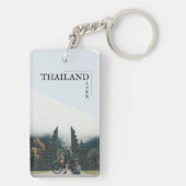 Moderne reissouvenir sleutelhanger (achterkant)