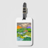 Moderne Renaissance Bagagelabel (Voorkant (verticaal))