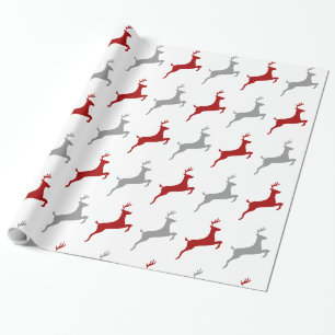 Moderne rendierziekte cadeaupapier