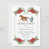 Moderne Renpaard Derby Feest Equestrian Kaart (Voorkant)