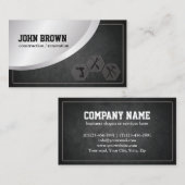 Moderne reparatie carpentry handyman visitekaartje (Voorkant / Achterkant)