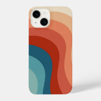 Moderne Retro 70s stijlstrepen