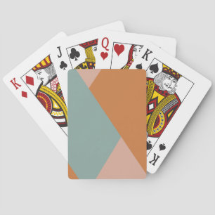 Moderne Retro Abstract Pokerkaarten