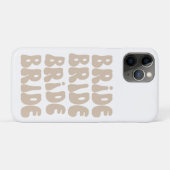 Moderne Retro Bruid Bachelorette Party  Case-Mate iPhone Case (Achterkant (horizontaal))