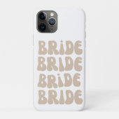 Moderne Retro Bruid Bachelorette Party  Case-Mate iPhone Case (Achterkant)