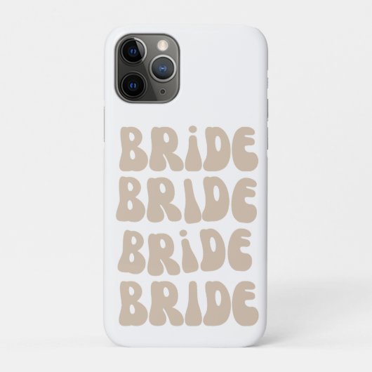 Moderne Retro Bruid Bachelorette Party  Case-Mate iPhone Case (Achterkant)