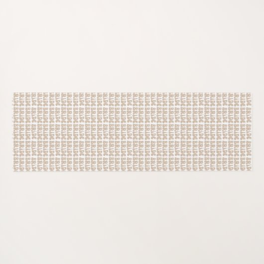 Moderne Retro Bruid Bachelorette Party  Yogamat (Achterkant (horizontaal))