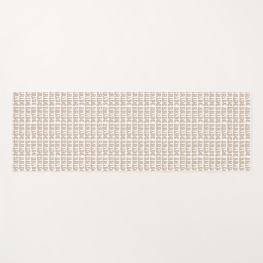 Moderne Retro Bruid Bachelorette Party Yogamat (Voorkant (horizontaal))