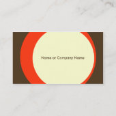 Moderne Retro Business/Networking Profile Card Visitekaartje (Achterkant)